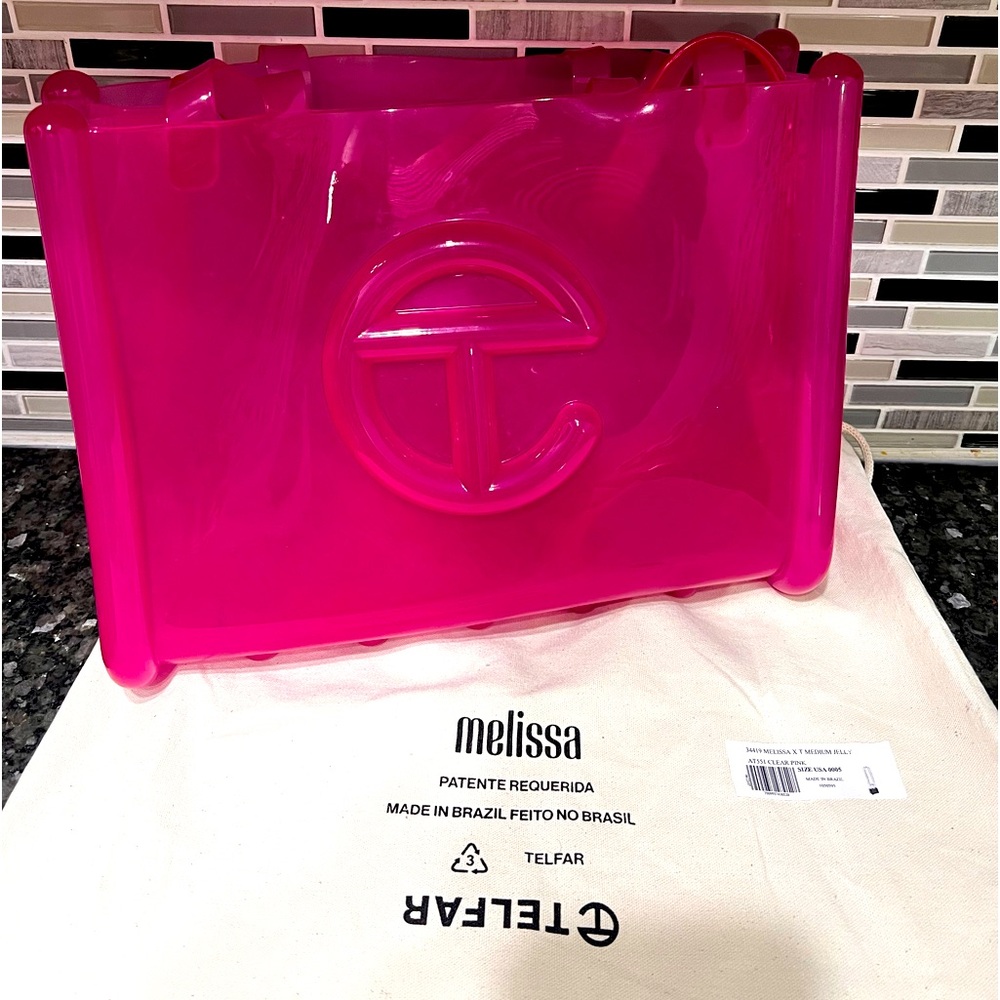 Melissa x Telfar Pink Jelly Shopper